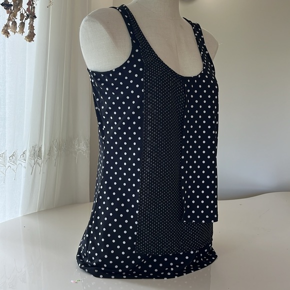 Ricki’s polka dot overlay top size small - Picture 3 of 4